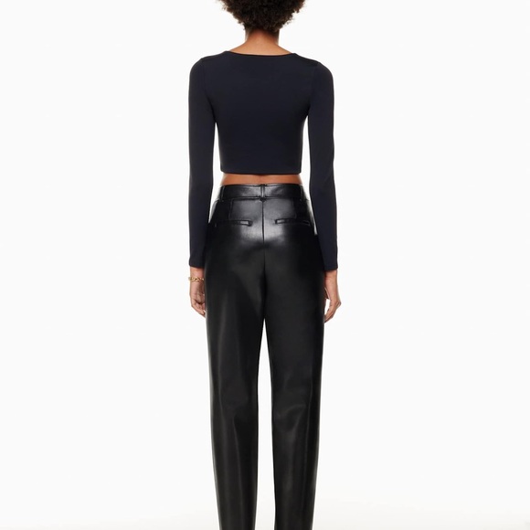 Babaton Black Drawstring Skirt - Picture 2 of 9